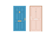 Front doors, home entrances set, an Object Illustration by Good Studio (Thumbnail 4 of 6)