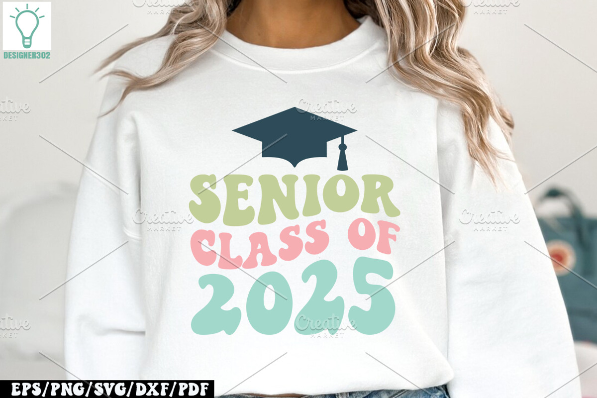 Graduation 2025 Svg Bundle,Grad 2025, a Graphic by Designer302 (Photo 8 of 11)