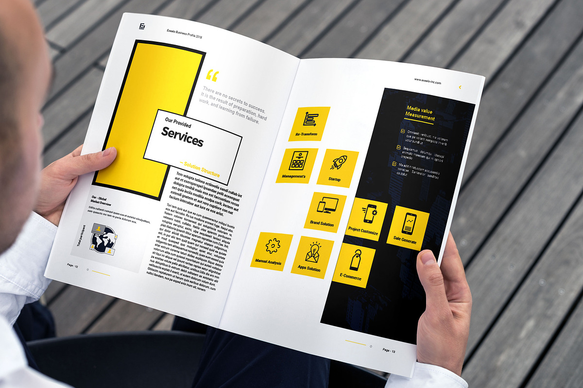 Company Profile, a Brochure Template by Elite_Standard (Photo 3 of 17)