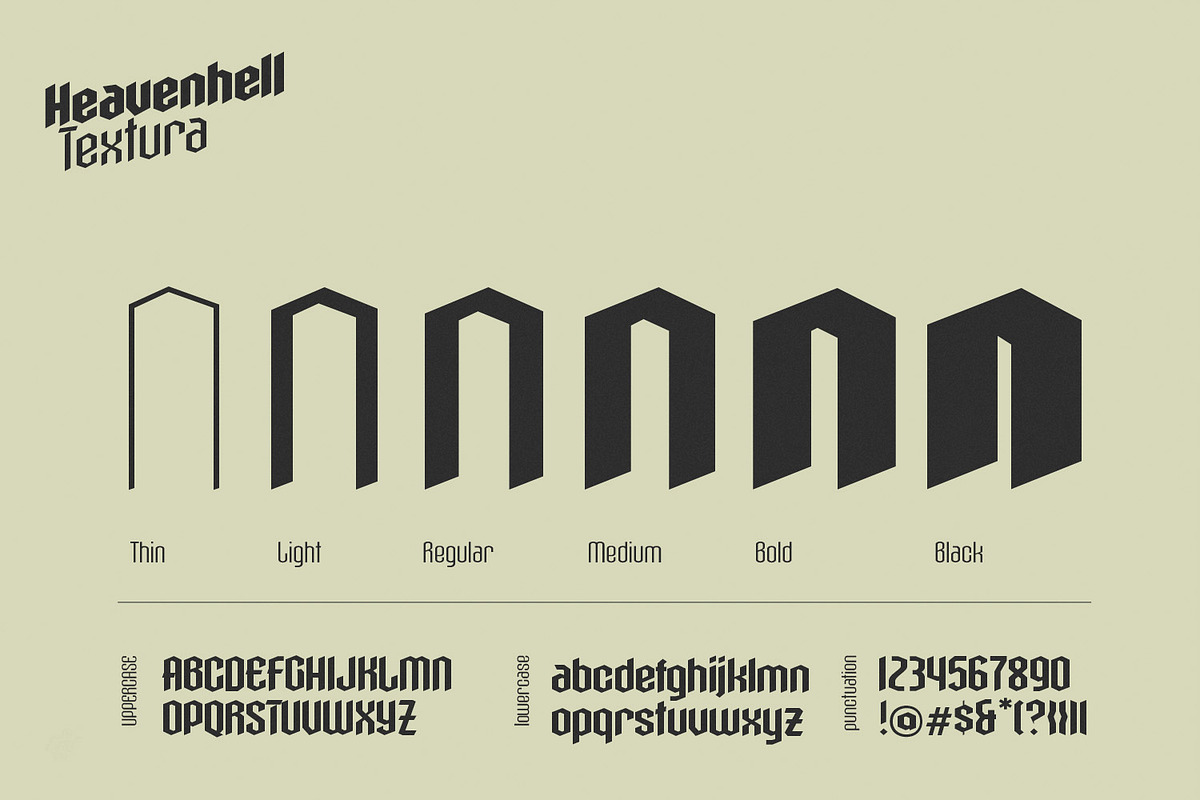 Raven Hell - Variable Gothic Font, a Blackletter Font by creativemedialab
