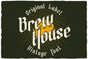 Brew House Label Font, a Blackletter Font by VozzyStock (Thumbnail 4 of 9)