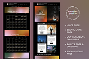 Galaxy Vacation Rental WIX Template, a Wix Template by Emaline Audra Design Co. (Thumbnail 2 of 5)