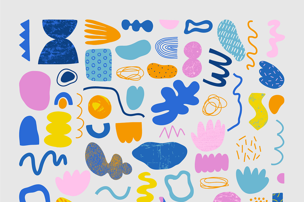 Abstractions shapes collection, a Social Media Template by Bosotochka♥Art (Photo 4 of 11)