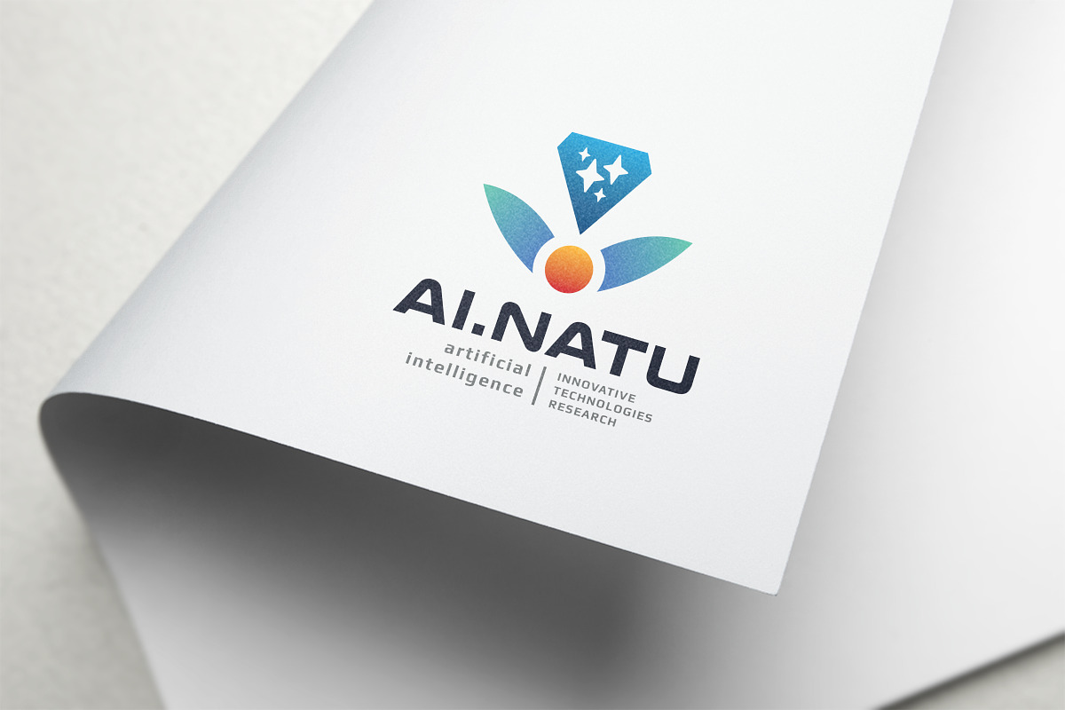 Diamond Nature Ai Technology Logo, a Branding & Logo Template by Design_Planet (Photo 3 of 4)
