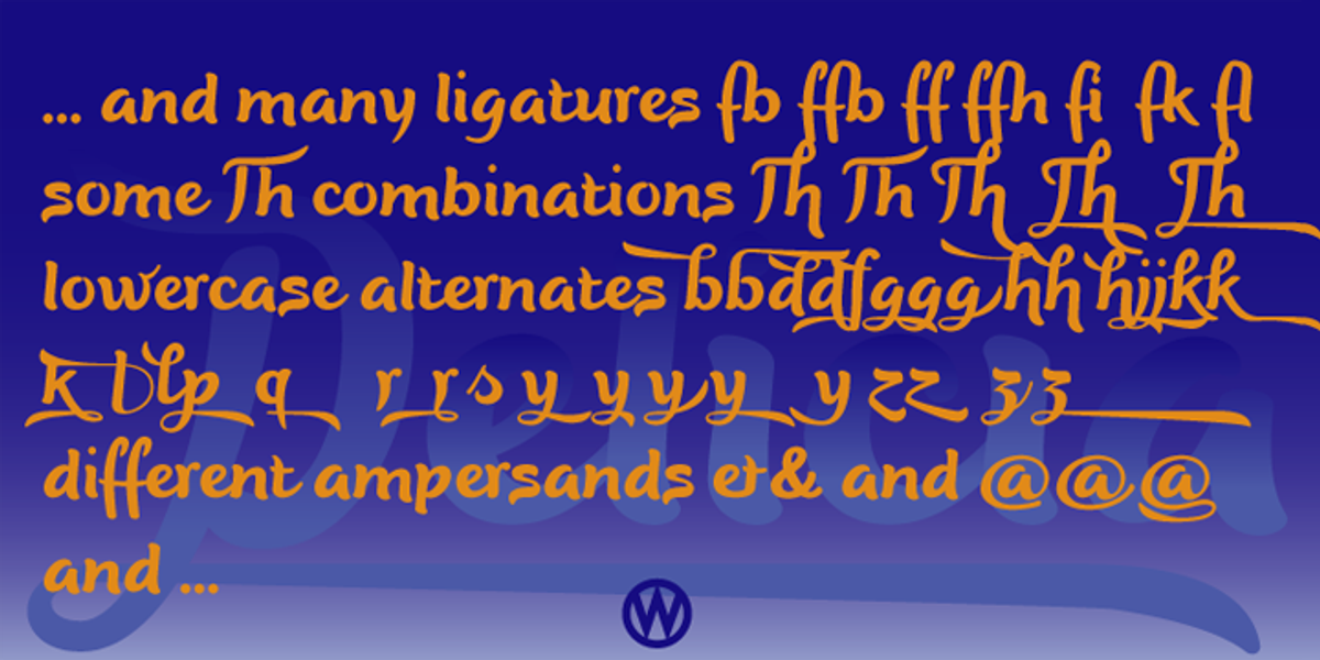 Delicia Pro, a Handwritten Font by Wiescher-Design (Photo 12 of 12)