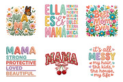 Faux Yarn Crochet Mother's Day PNG, an Illustration by SinaCreation (Thumbnail 2 of 8)