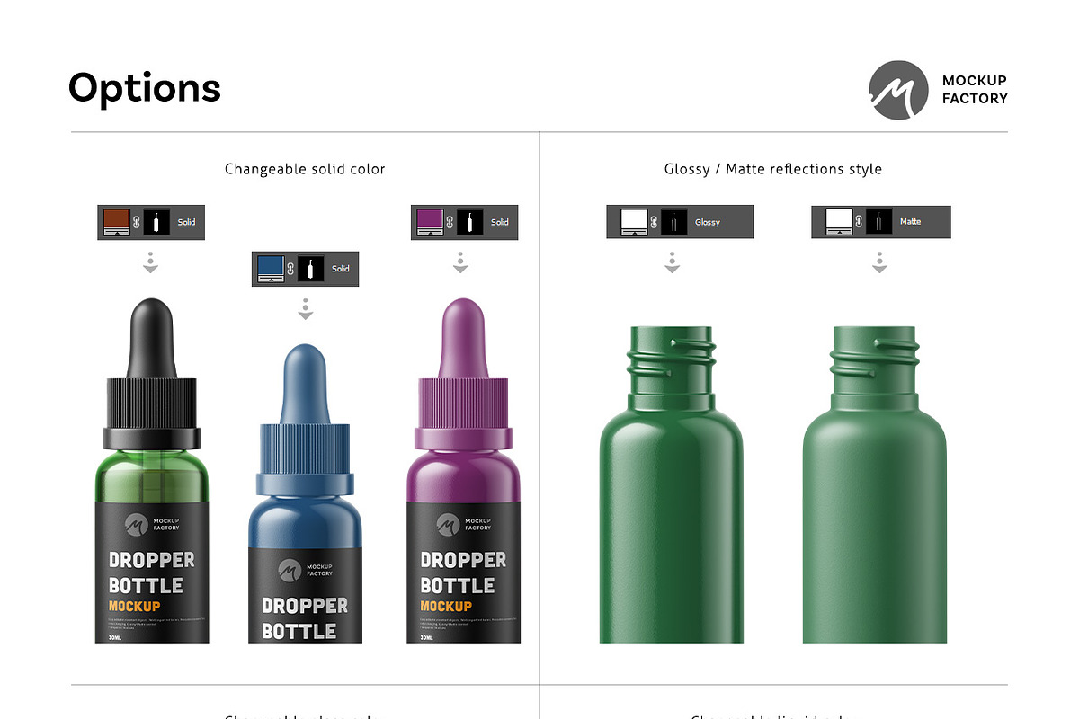Dropper Bottle Mockup, a Packaging Mockup by Mockup Factory (Photo 3 of 3)