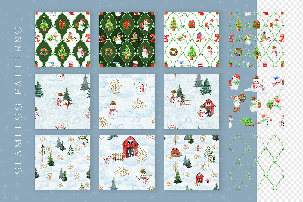 Winter Wonderland Clipart, a Seasonal Illustration by AnitaPol (Photo 13 of 20)