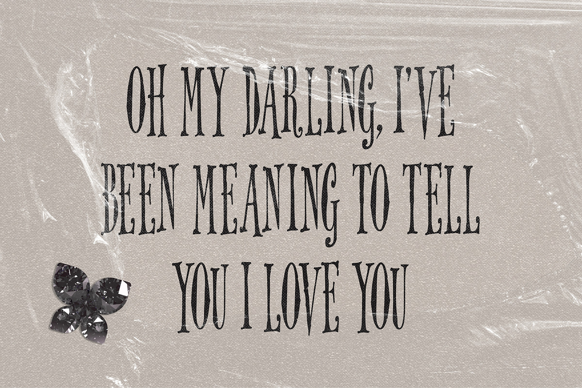 Lights Out Lovely Tall Display Font, a Handwritten Font by The October Creative (Photo 6 of 8)