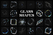 3D Dispersion Glass Shapes Vol2, a Graphic by LarysaZabrotskaya (Thumbnail 5 of 16)