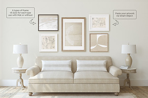 NEUTRAL INTERIORS Wall&Frame Mockups