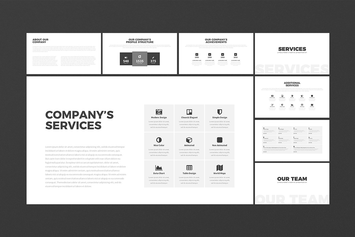 Unbounded PowerPoint Template, a Presentation Template by Diverter (Photo 2 of 17)