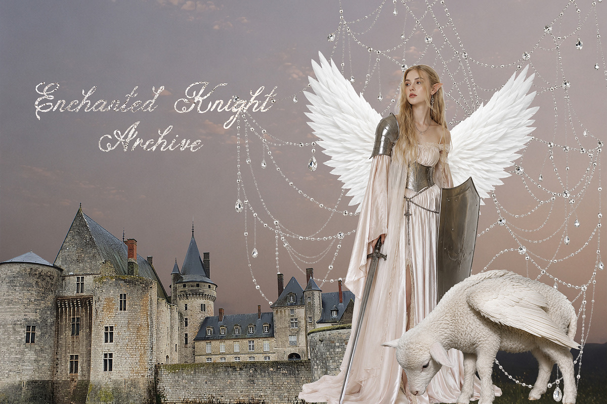 Enchanted Knight Archive Collage Kit, an Object Graphic by Lidberia (Photo 10 of 12)