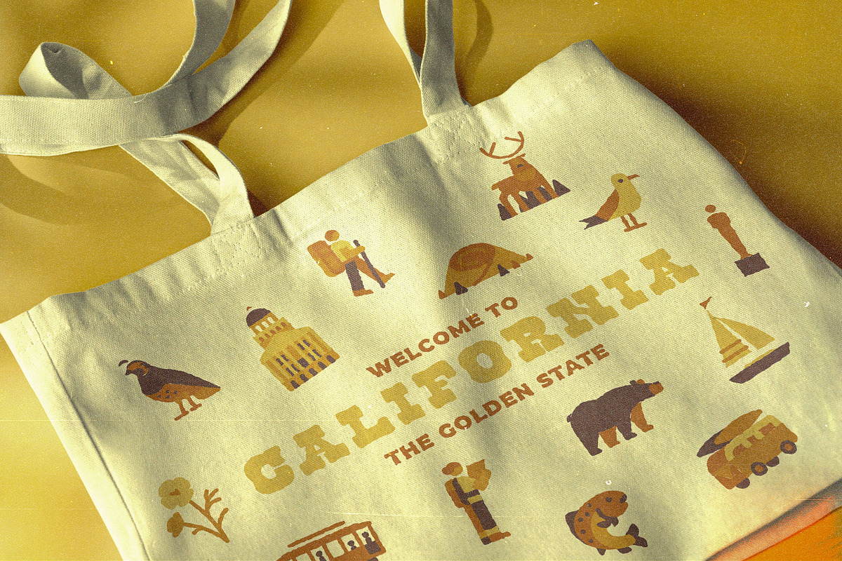 Vector Map of California, an Illustration by Red Monkey (Photo 7 of 7)