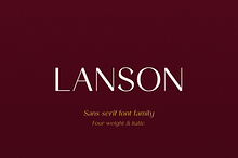 Lanson Font Family