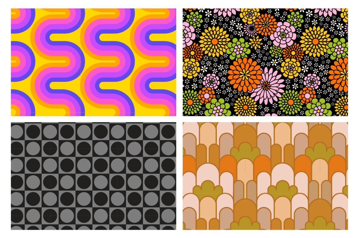 60's Fever, a Pattern Graphic by fontalicious (Photo 6 of 8)