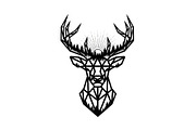 Artistic Geometric Deer Head Bundle, an Illustration by yasushie (Thumbnail 20 of 31)