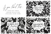 Birds & Blooms Vector Linocut Set, an Animal Illustration by rouxsupplyco (Thumbnail 15 of 15)
