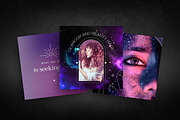 Galaxy Instagram Templates for Canva, a Social Media Template by DeeBeeDesign (Thumbnail 2 of 9)