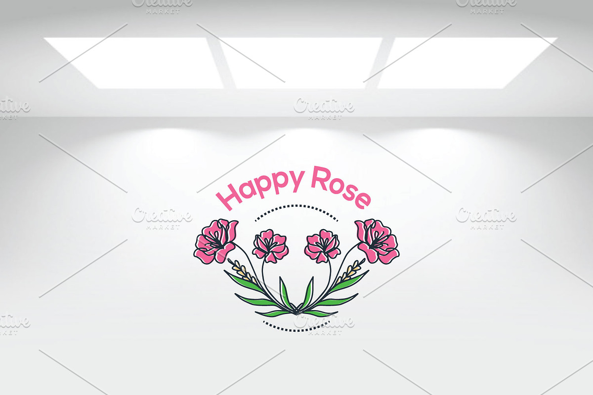 Happy Rose, a Branding & Logo Template by Design_Creator (Photo 1 of 2)