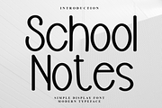 School Notes, a Serif Font by InermediaSTUDIO (Thumbnail 1 of 7)