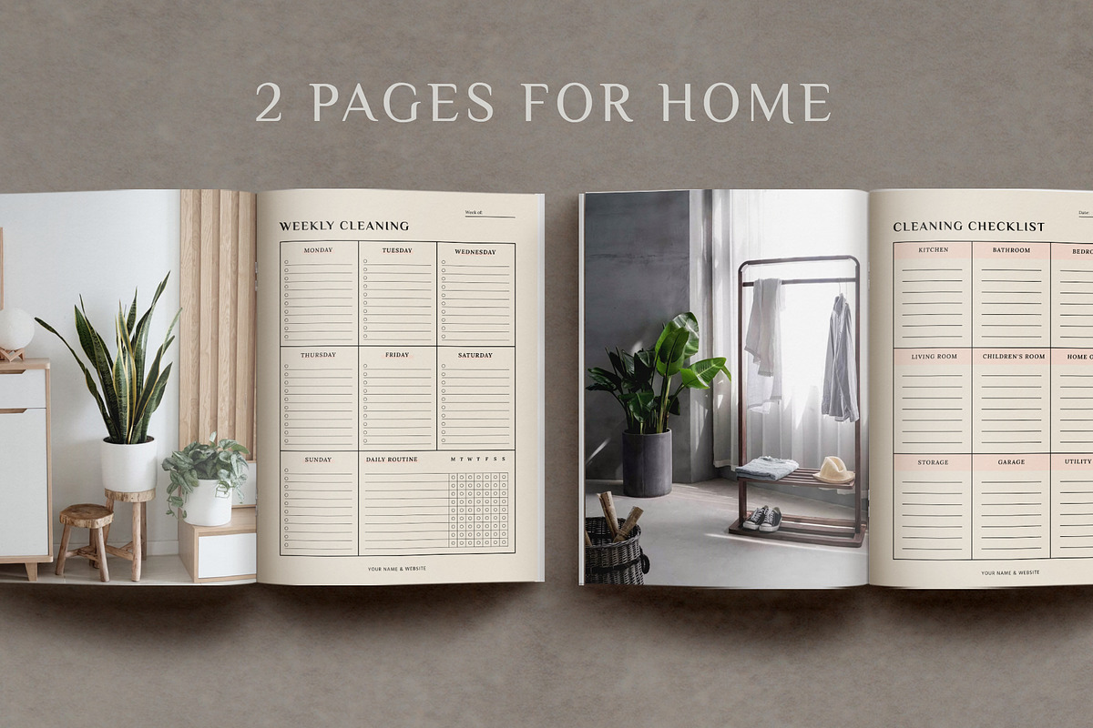 Aesthetic Planner & Calendar, a Stationery Template by Anatartan Design (Photo 10 of 27)
