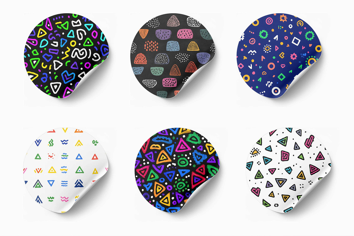 Bold Funky Doodle Patterns, a Pattern Graphic by Pattern Whimsy (Photo 4 of 8)