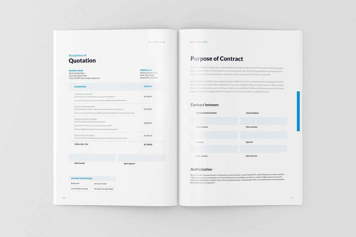 RAVENNA - Business Proposal, a Brochure Template by Imagination Area (Photo 12 of 14)