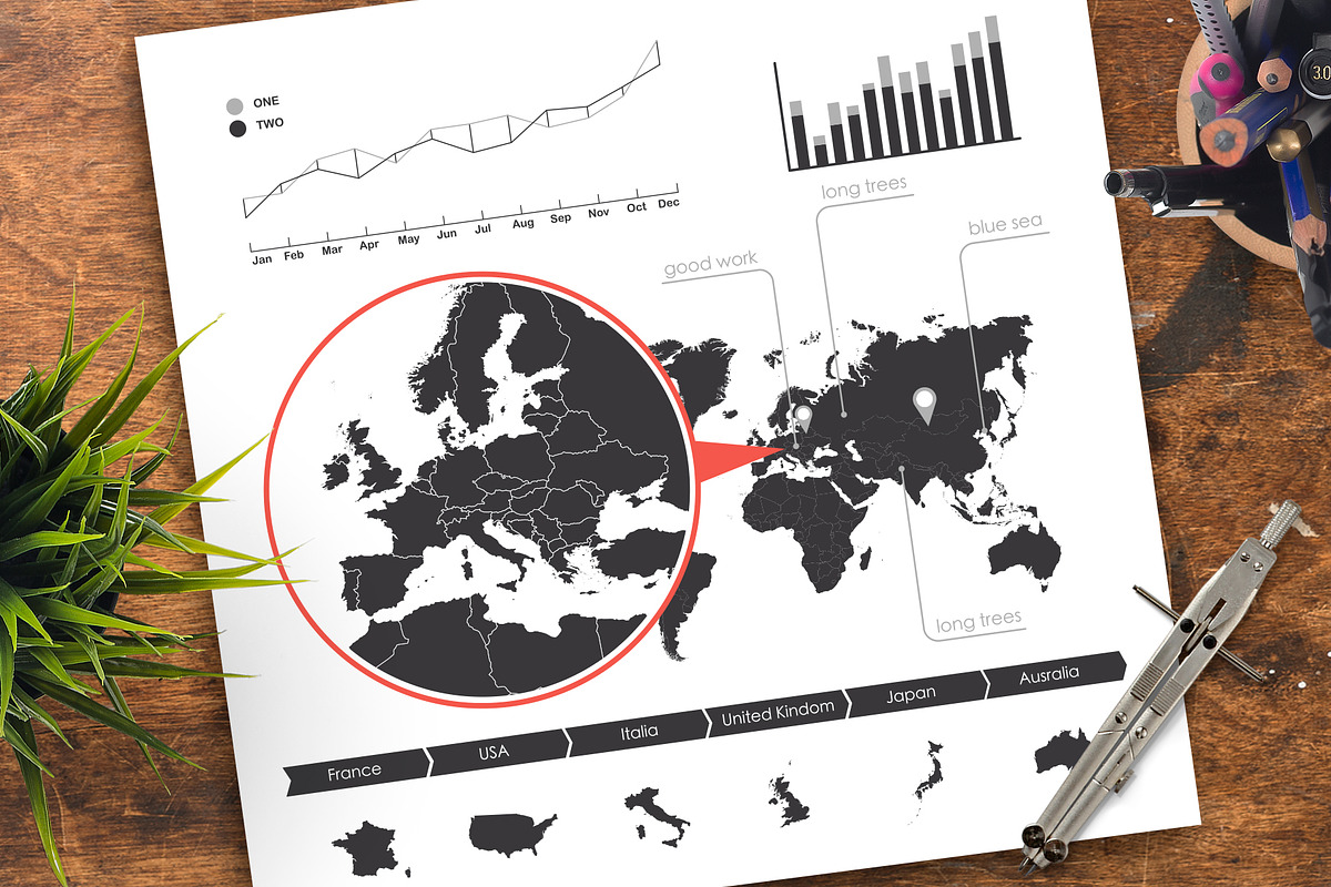 Infographic, a Presentation Template by DOBROGRAPH (Photo 3 of 4)