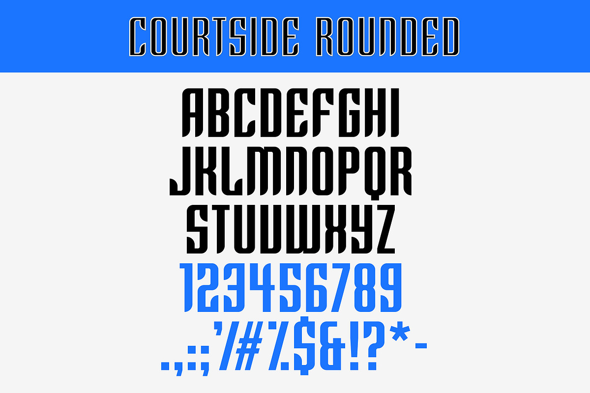 Courtside Typeface, a Font by MightySHORT (Photo 4 of 7)