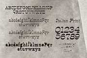 Italian Print - Font, a Serif Font by Lilithcollageart (Thumbnail 3 of 4)