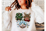 Christmas Paws Png Design, a Seasonal Illustration by Designking (Thumbnail 9 of 12)