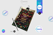 Christmas Party Flyer Template, a Flyer Template by Aam360 (Thumbnail 1 of 3)