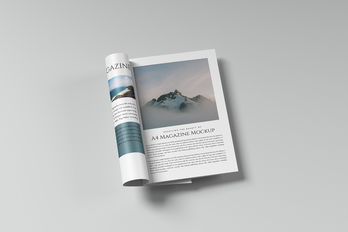 High-Quality Magazine Mockup, a Books & Magazine Mockup by safrizalstudio (Photo 3 of 5)