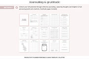 Productivity planner Canva template, a Templates & Theme by Cate Creates (Thumbnail 5 of 9)