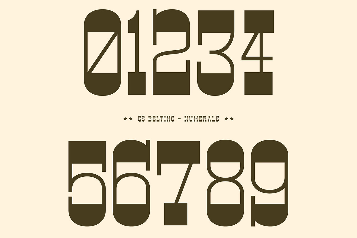 CS Belting – Slab Serif Font, a Slab Serif Font by Craft Supply Co. (Photo 4 of 8)