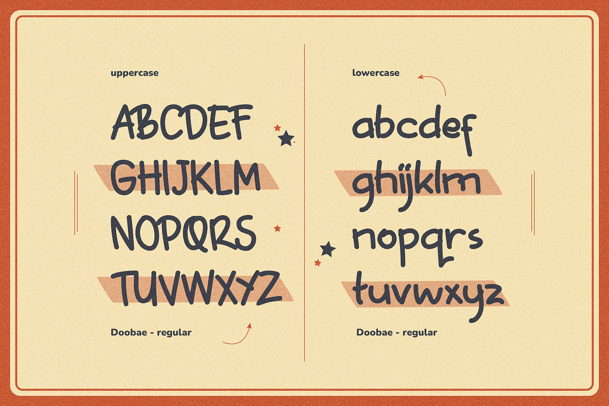 Doobae Fun Handwritten Font, a Script Font by infernostudio3 (Photo 8 of 11)