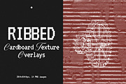 Ribbed Cardboard Texture Overlays, a Texture Graphic by Freezerondigital (Thumbnail 1 of 7)