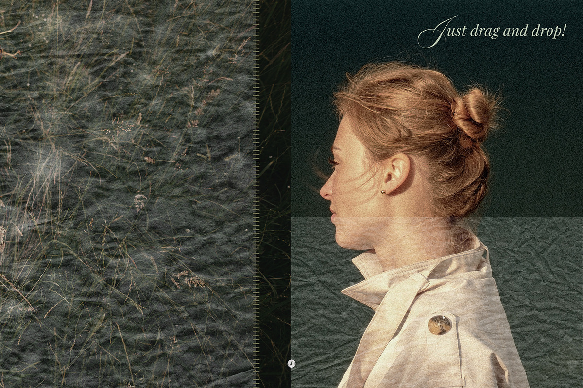 Bleached and Crumpled Paper Overlays, a Texture Graphic by Freezerondigital (Photo 5 of 9)