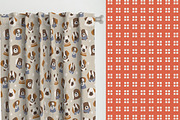 Cute Dogs Vector Patterns Collection, a Pattern Graphic by Naty Art (Thumbnail 2 of 10)