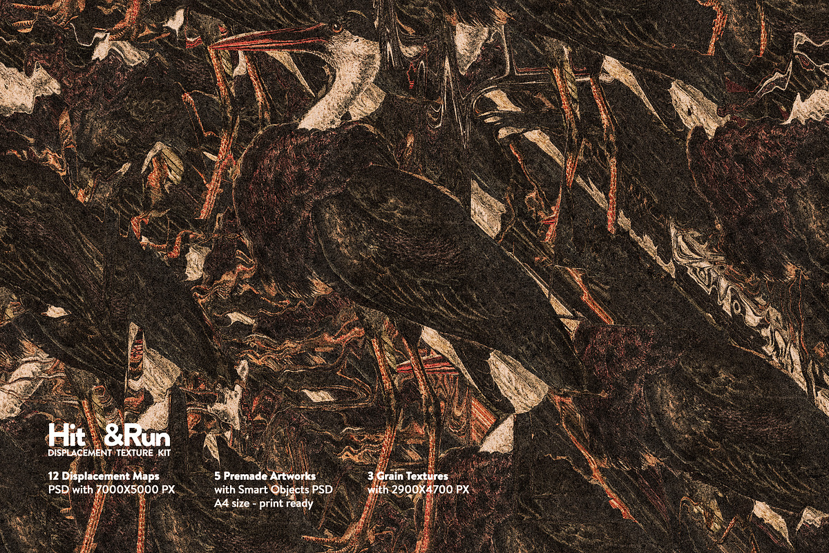 Hit&Run Displacement Map Texture Kit, a Texture Graphic by nicholasasmita (Photo 12 of 15)