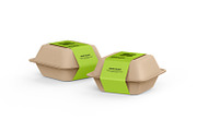 Takeout Kraft Container Mockup, a Packaging Mockup by Ram Studio LLC (Thumbnail 8 of 16)