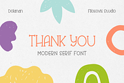 Dolanan | Serif Font, a Serif Font by filosovis (Thumbnail 5 of 5)