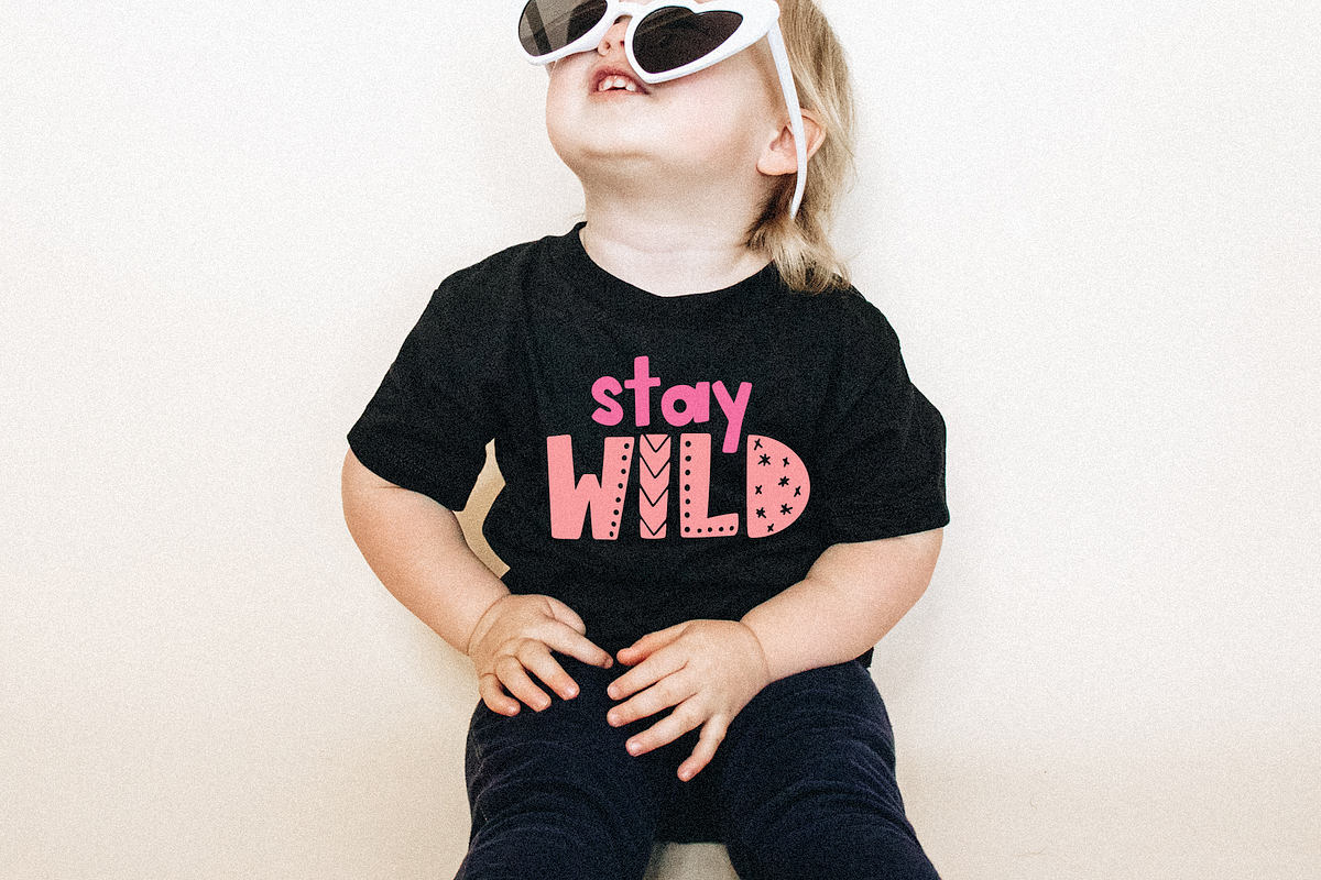 The Wild One - A Cute Font Trio preview 4