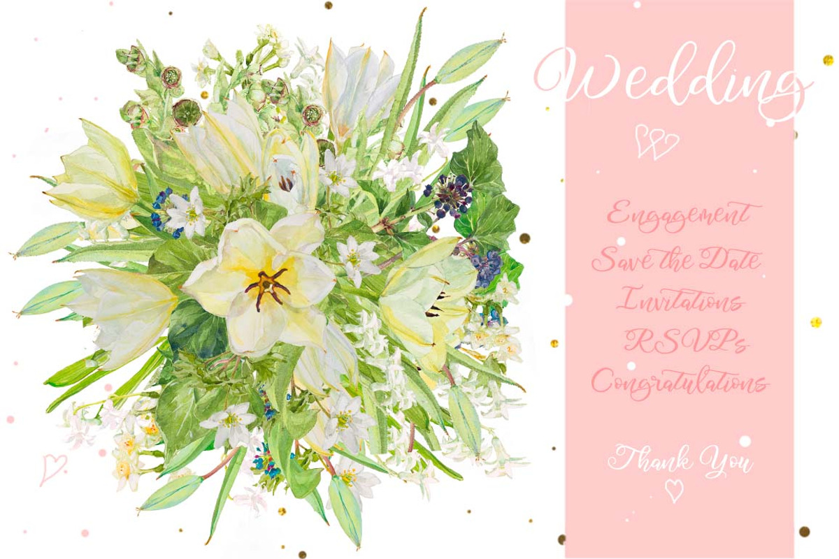 0102 Pantone's2017&WeddingSpecial, an Illustration by watercolorwild.graphics (Photo 3 of 9)