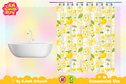 Cute Yuzu Lemonade Drink Seamless, a Background Graphic by K.JackArtwork (Thumbnail 7 of 8)