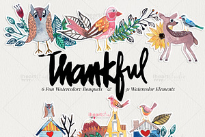 Thankful Watercolors