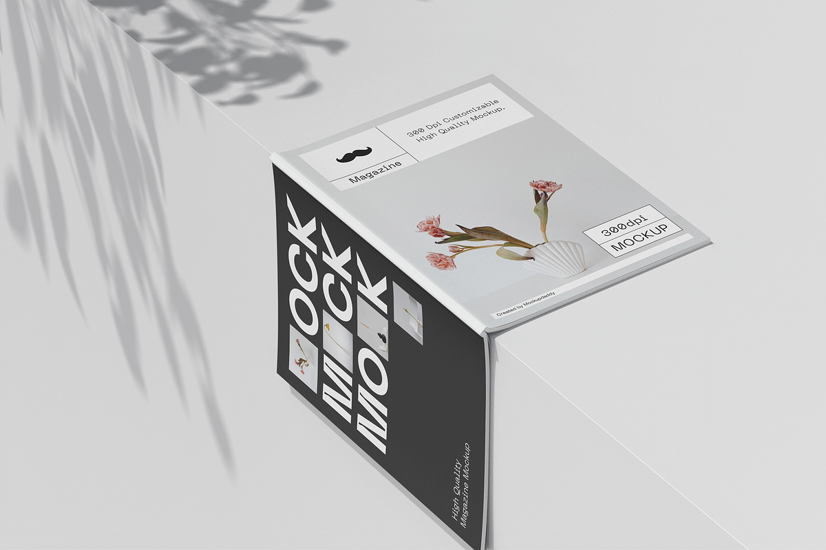 US Letter Magazine Mockup, a Books & Magazine Mockup by Mockupdaddy (Photo 8 of 18)