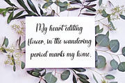 Yesterday | Script Font, a Handwritten Font by Scratchones (Thumbnail 5 of 8)
