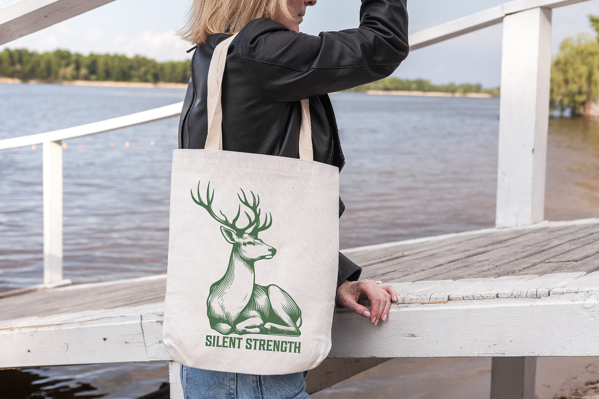 Elegant Deer Logo Illustration, an Illustration by Pixels.Craft (Photo 3 of 7)